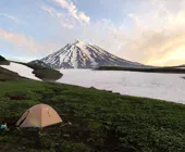 закат под Корякским вулканом