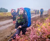 фотография красивой девушки на Камчатке