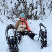 На снегоступах к Морозовским оврагам. Однодневный поход из Москвы поход, изображение 2