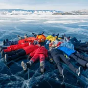 Зимний Байкал. Пеший поход по льду Малого Моря поход, изображение 4