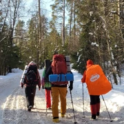 Лед и пламя. Поход с шатром в зимний лес ЛО поход, изображение 3