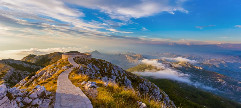 Черногория. Разведка маршрута по горам вдоль моря поход