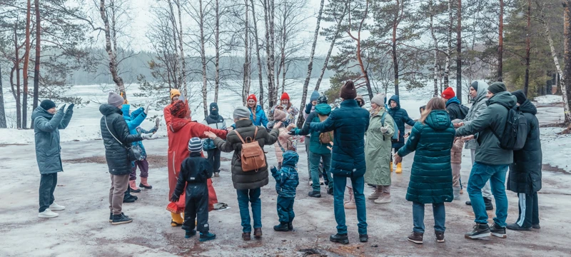 Широка Масленица - семейная вечёрка: старинные обычаи, новые встречи, баня и традиционные игры (0+) поход