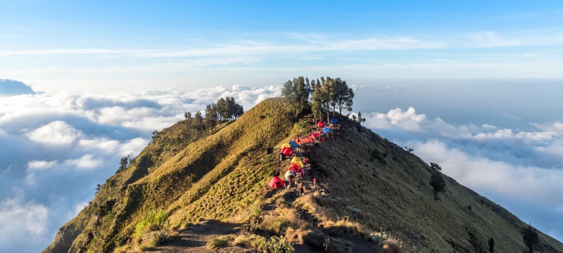 Ринжани. Восхождение на самый красивый вулкан Индонезии и снорклинг с черепахами на островах Гили поход