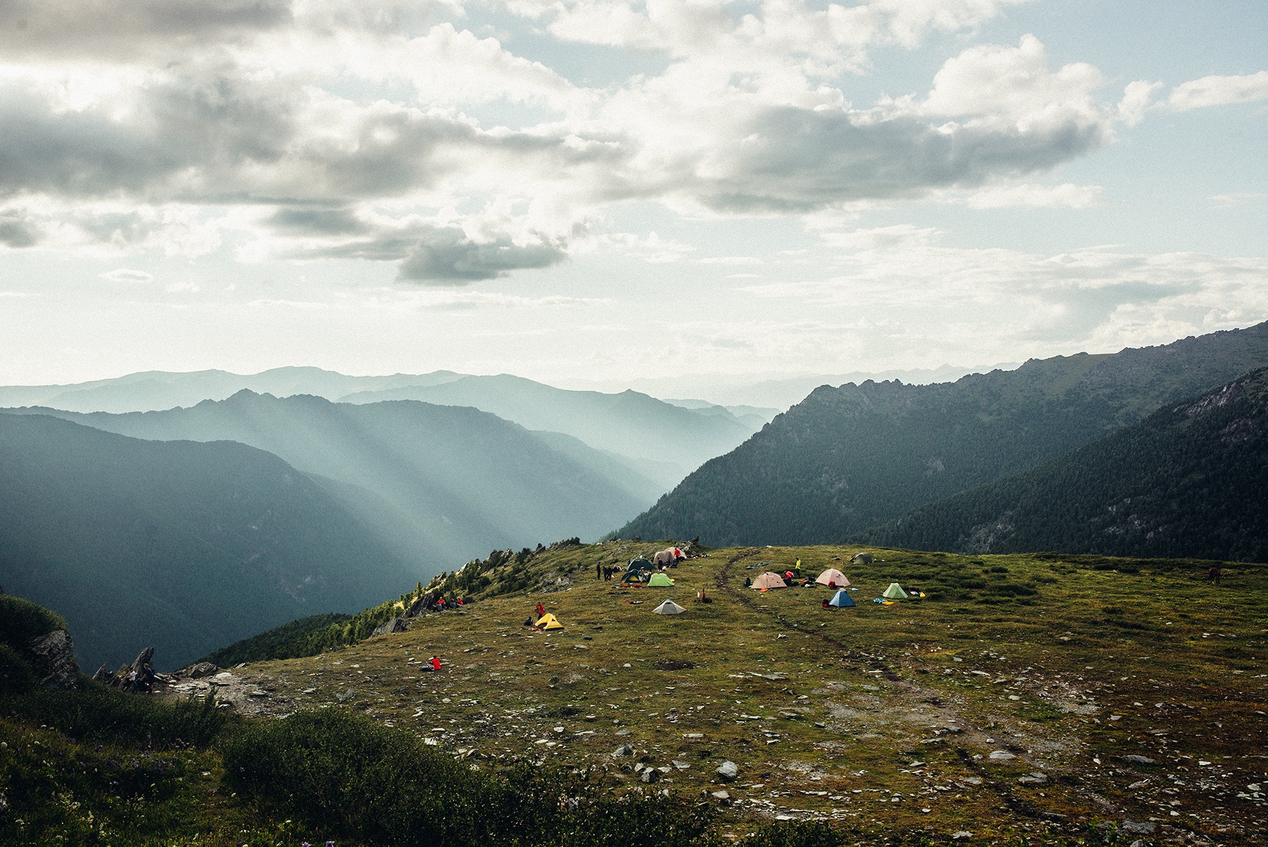 Пеший поход с палатками по Горному Алтаю