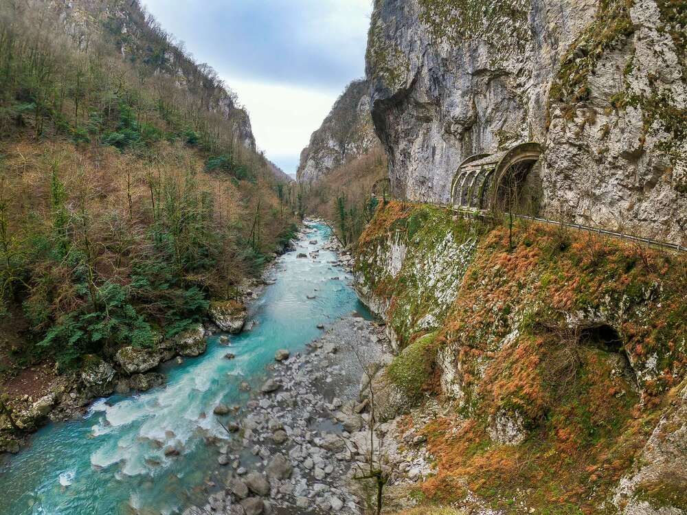 Старая краснополянская дорога карта