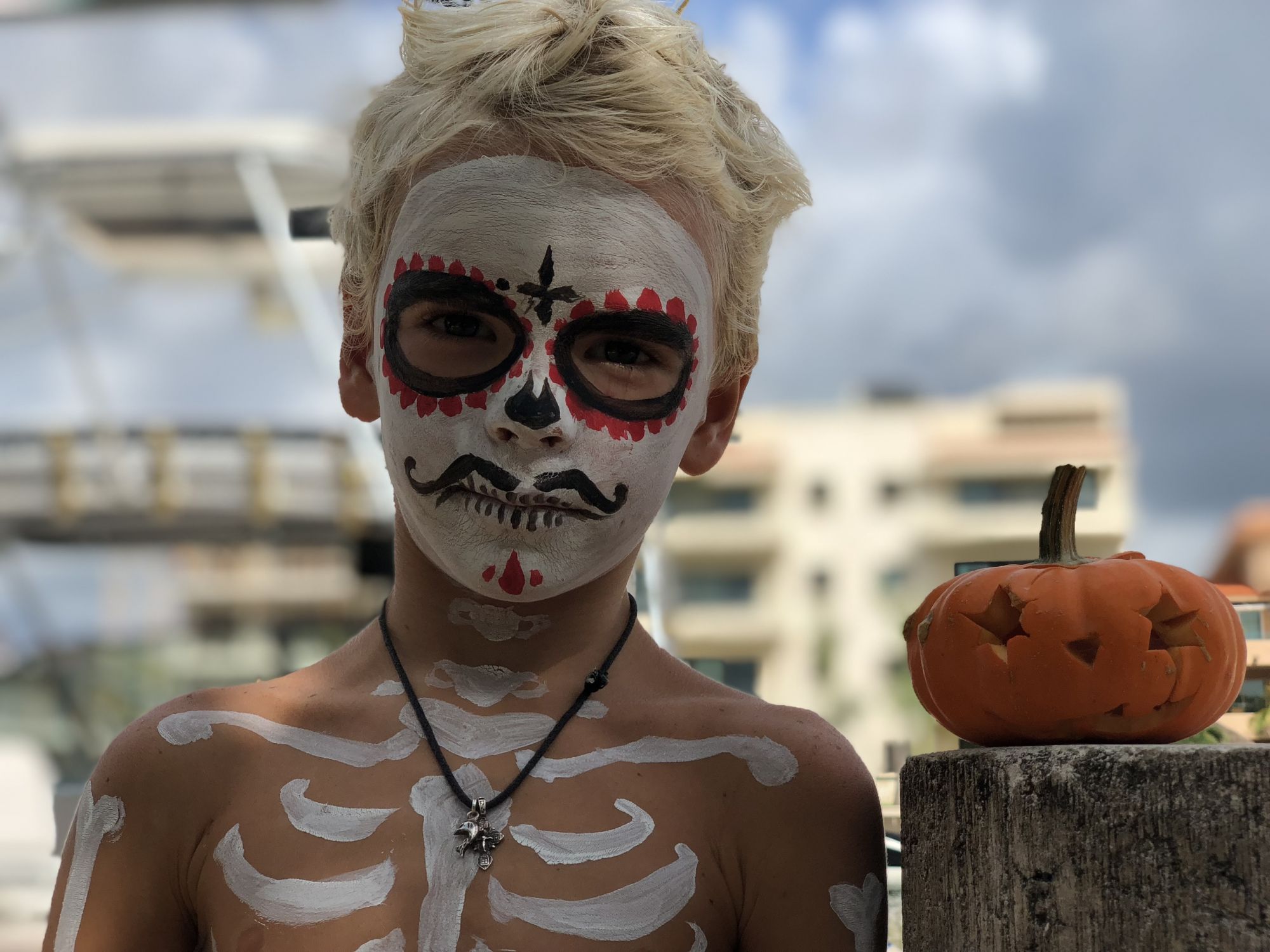  макияж на дне мертвых в мексике