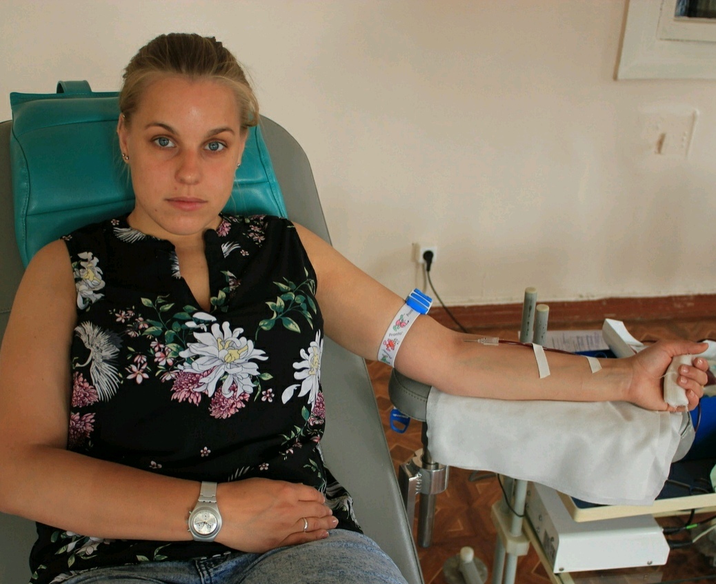 инструктор Маша Норкина регулярно сдает кровь