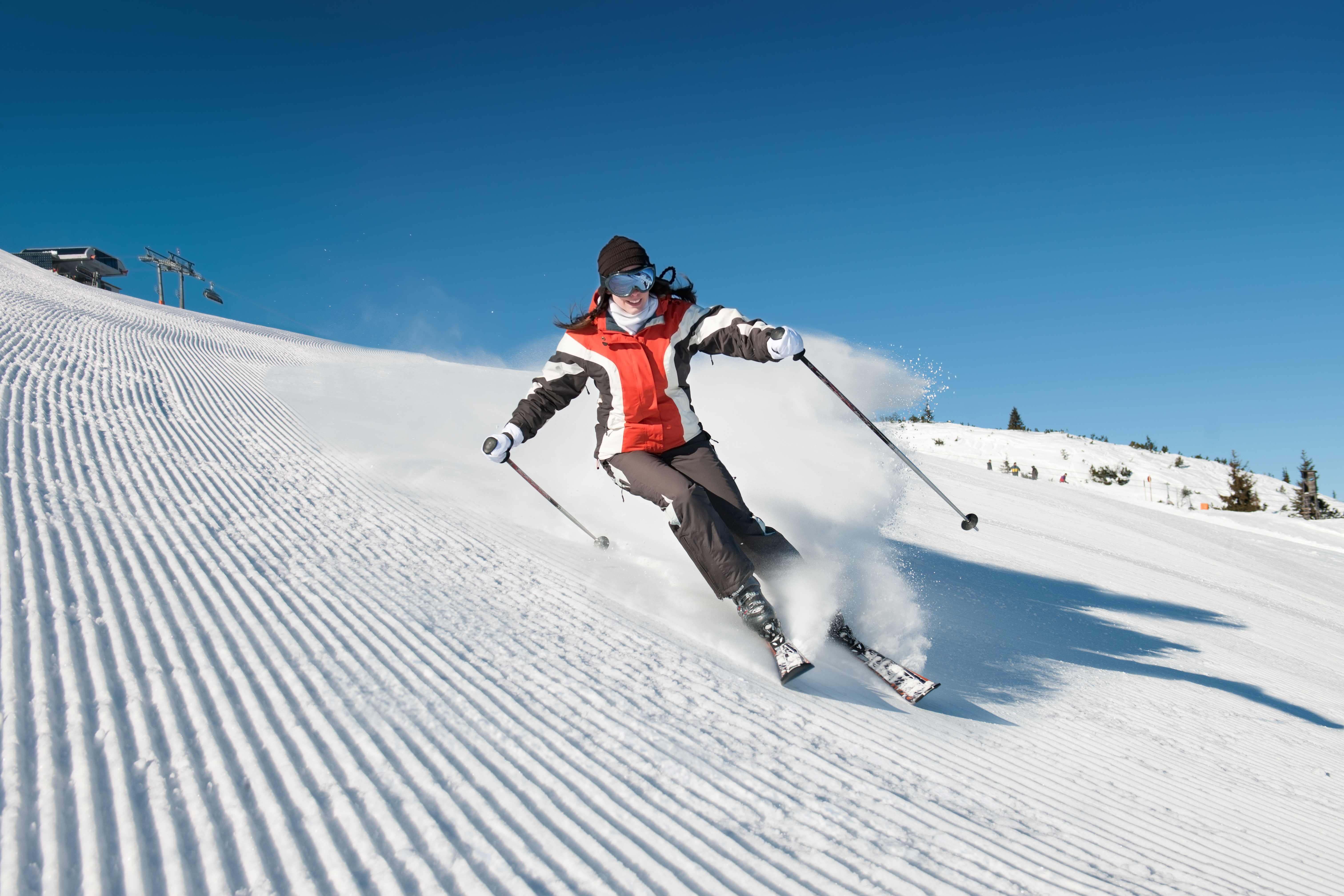 Great skiing. Лыжи. Стоковая фотография горнолыжный спорт. Горные лыжи видео. Леди на лыжах.
